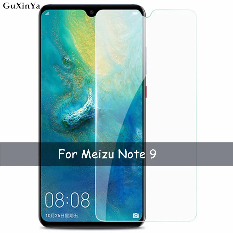 2 шт закаленное стекло Meizu Note 9 Защитное для экрана против царапин защитная пленка