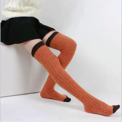 Лидер продаж 2014 года новый осень зима для женщин Гольфы бедра высокие чулки