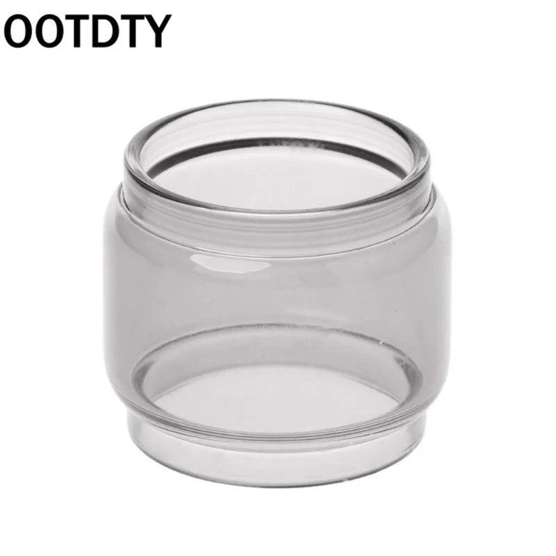 OOTDTY, прозрачная, красочная, стеклянная трубка, стеклянный бак, аксессуары для электронных сигарет, для TFV12 Prince, испаритель, Атомайзер - Цвет: Черный