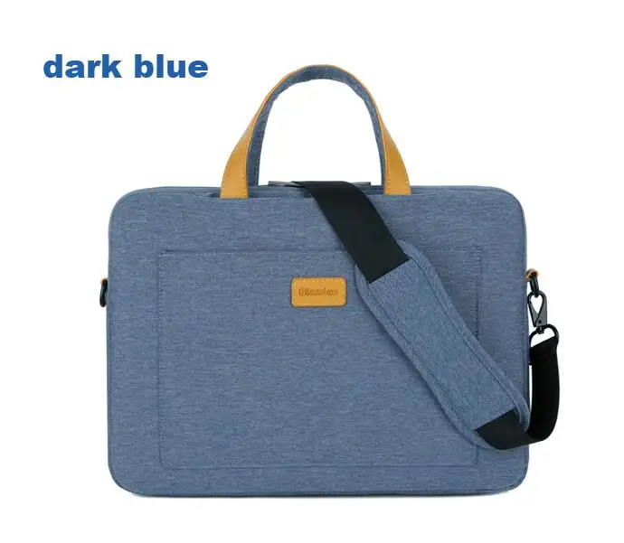 model 2 dark blue Сумка-мессенджер, сумка-чехол для ноутбука 13 14 15,6, сумка через плечо для ноутбука MacBook Asus lenovo acer Dell hp 13,3 15,6 - Цвет: model 2 dark blue