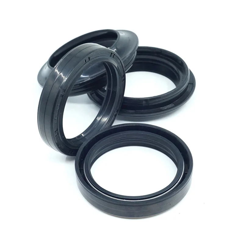 Oil Dust Seals Для Suzuki Bandit 600 GSF600 GSF600S GSF 600 S 1999-2004 SV650 SV650S SV 650 S 1999-2002 передняя вилка масляные уплотнения набор стеклоочистителей - Цвет: Oil Dust Seals
