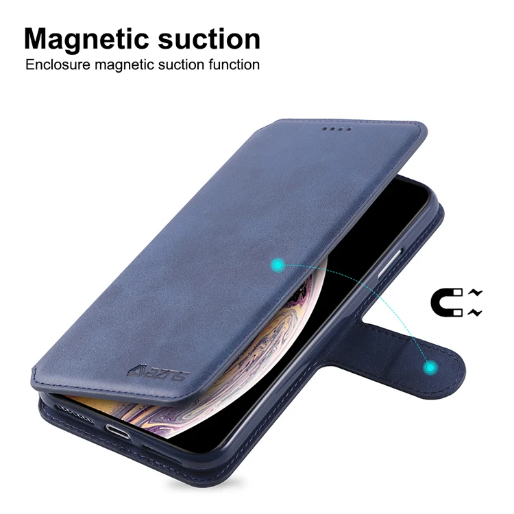 Магнитный кожаный чехол бумажник для iPhone 6 S 7 8 Plus iphone XS Max XR откидной Чехол с