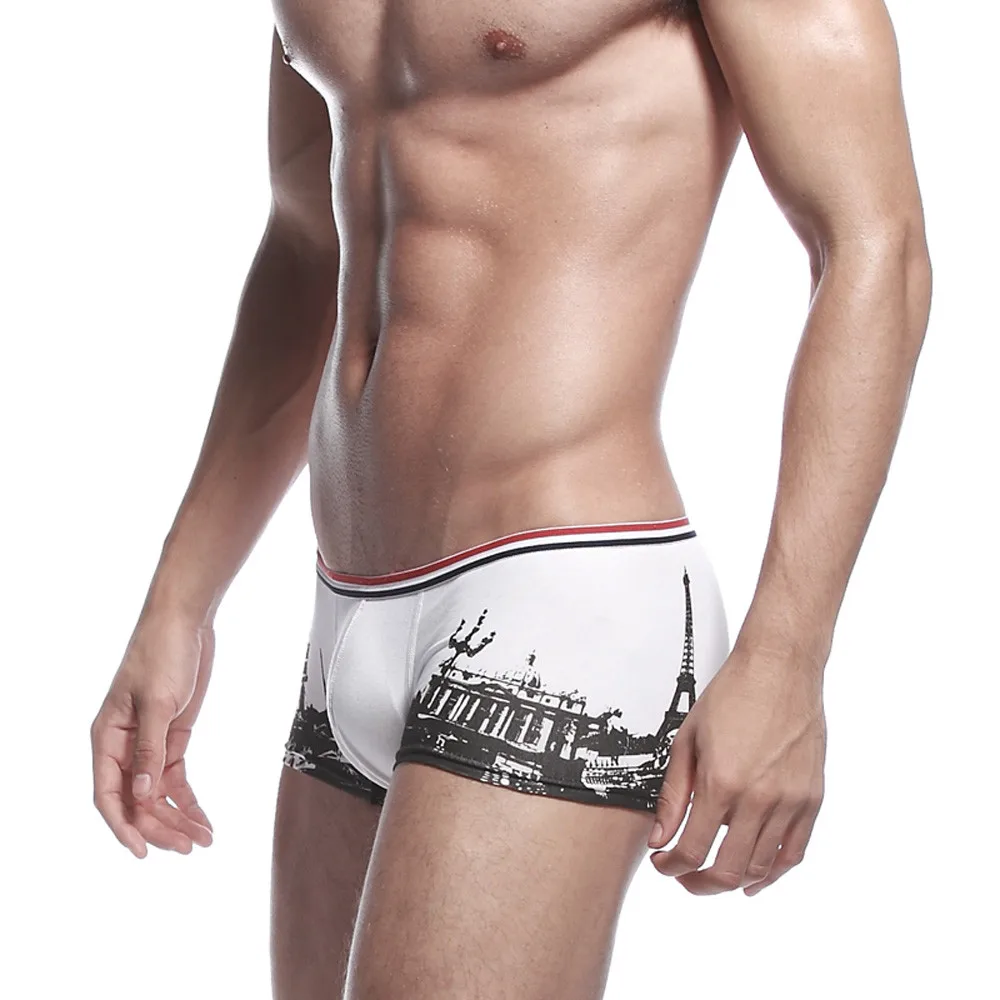 Мужское Сексуальное белье мужские брендовые хлопковые мягкие дышащие винтажные