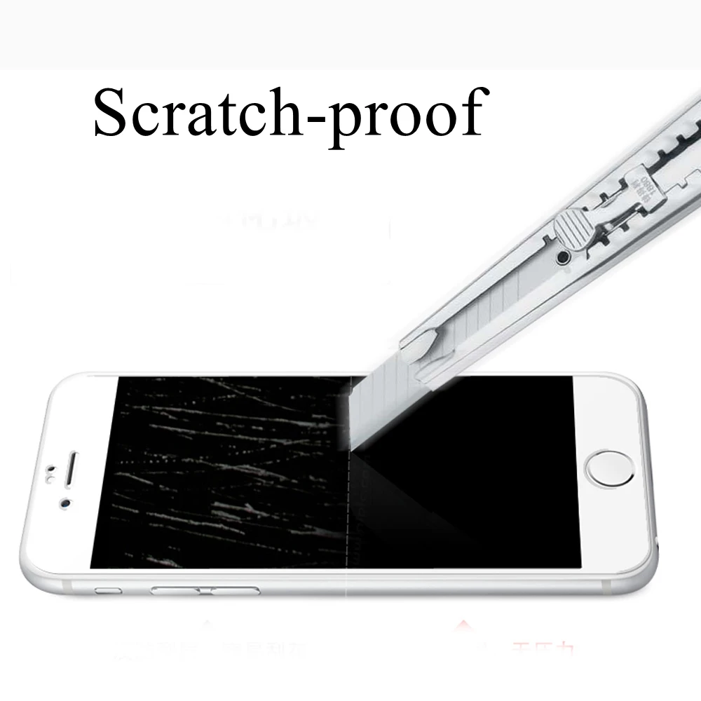 Полное покрытие из закаленного стекла для iPhone 6 6s 7 8 plus Защитная пленка экрана iphone