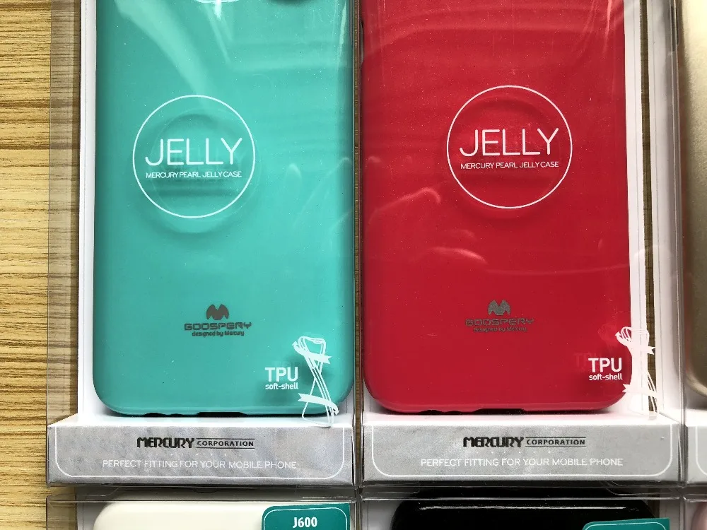Меркурий GOOSPERY жемчуг желе тонкий ТПУ бампер чехол для samsung Galaxy J6