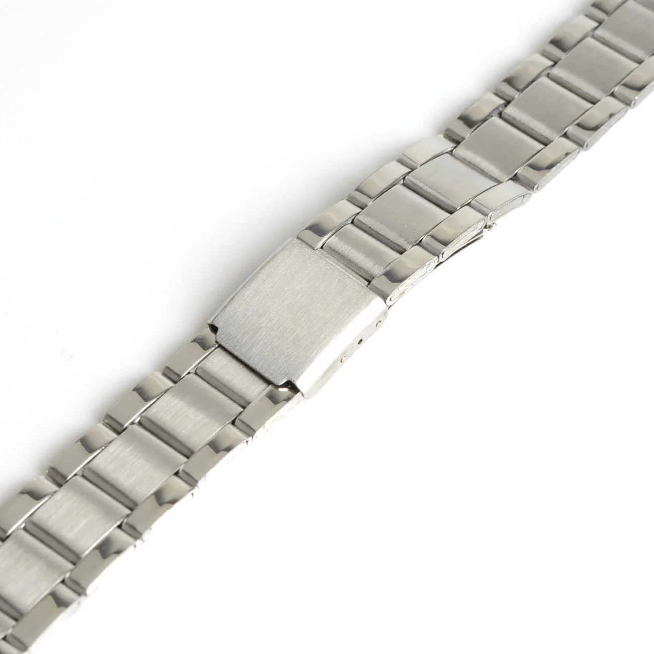 Ремешок для часов Correa reloj pulseira 16 мм серебристый из нержавеющей стали|Ремешки