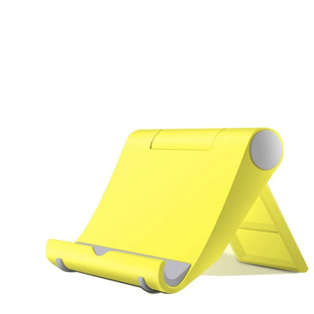 Yellow Мобильный телефон планшетный стенд держатель портативный универсальный для планшета для iPad мобильный телефон - Цвет: Yellow