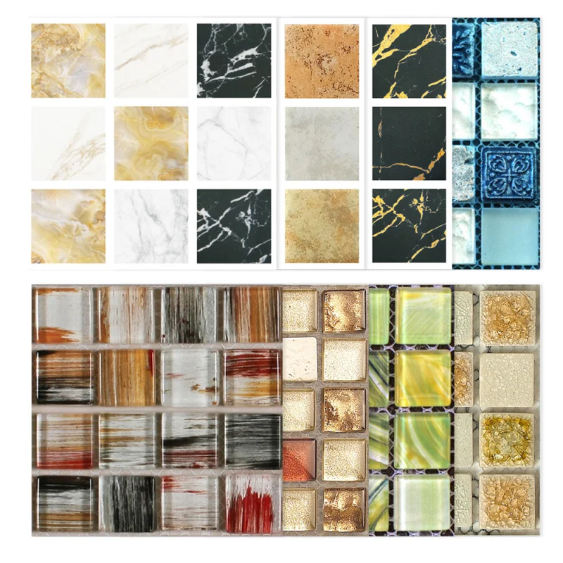 Новинка 2019 20 шт. мраморных наклеек самоклеящаяся плитка наклейка на стену сделай