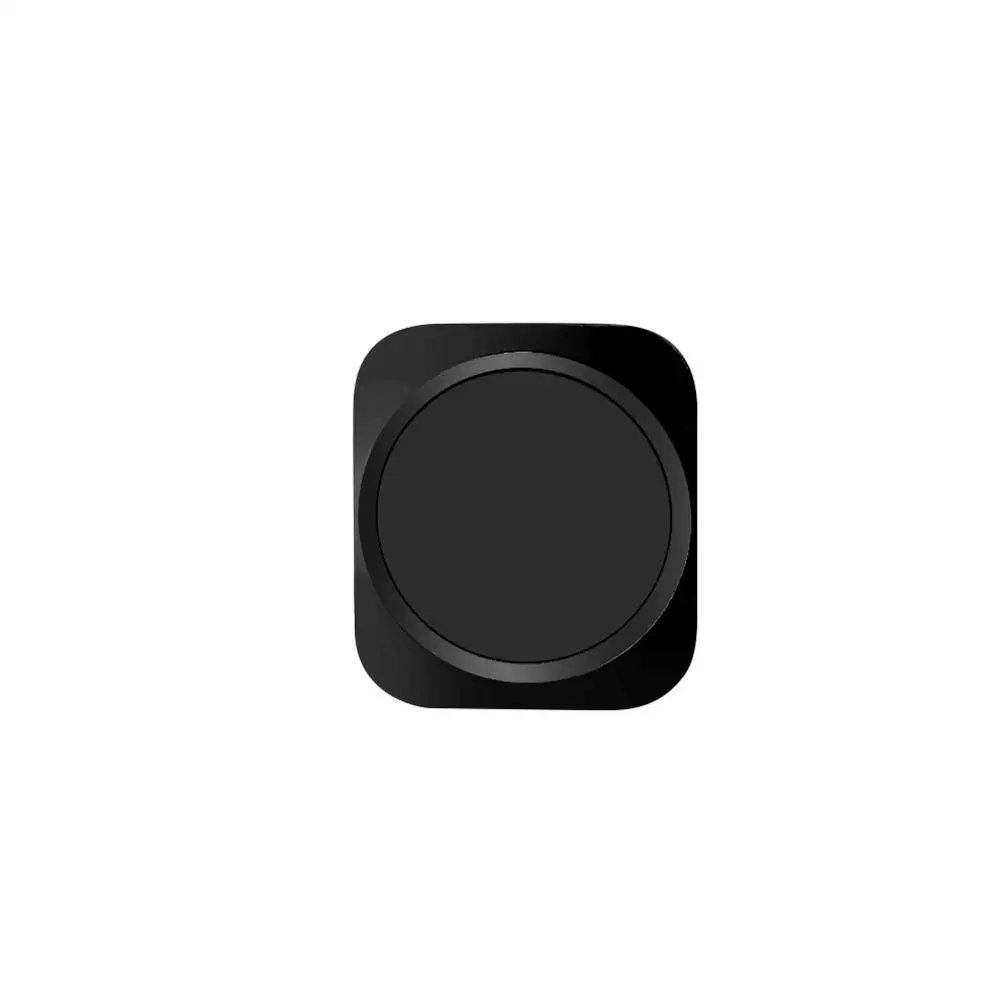 Черный 1 шт новая кнопка домой ключ с металлическим кольцом для iPhone 5 такой же вид, как для iPhone 5S стиль - Цвет: Черный