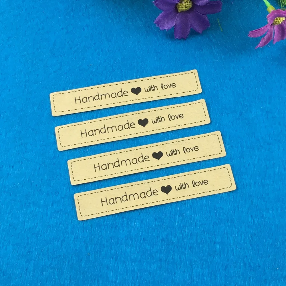 500 шт. ручная работа пользовательские наклейки этикетки с надписью love для