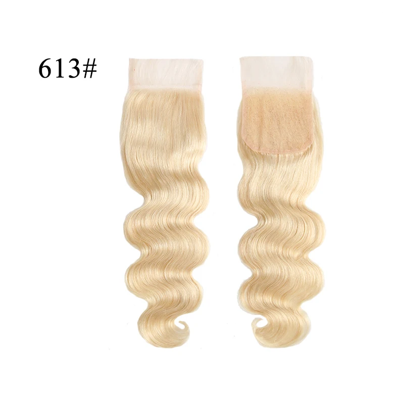 AddBeauty 4x4 кружева закрытие тела волна Remy бразильский свободный средний часть