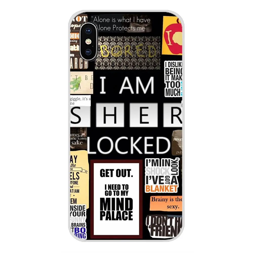 Аксессуары чехол для Xiaomi Redmi 4A S2 Note 3 3S 4 4X 5 Plus 6 7 6A Pro Pocophone F1 221B i am Sherlock Holmes Sherlocked |