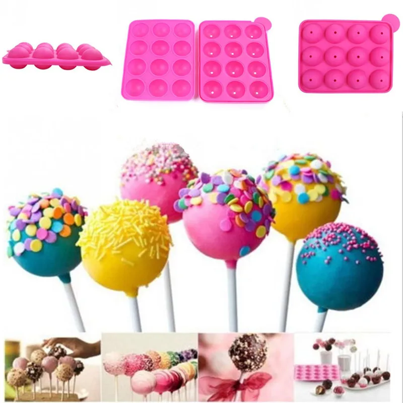 1 шт. силиконовая форма для леденцов с 12 отверстиями|mold cake|cookie decorating toolspop cakes tools |