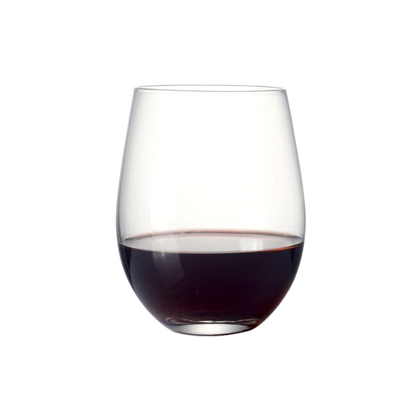 YARDHOUSE 17 унций stemless белый и винный бокал ручной работы выдувные напитки набор из 4