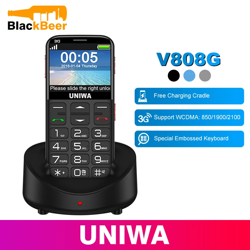 

Телефон мобильный UNIWA, V808G
