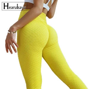 Леггинсы женские, с высокой талией, с эффектом пуш-ап