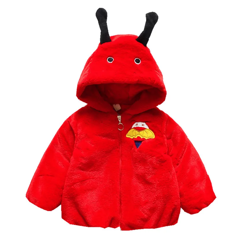 WEALTHY KIDS 2018 New Winter Baby girls Clothes 1-3y Fashion Hooded YS003 Girls Jacket Children Coats Panda Print Boys Jackets | Детская