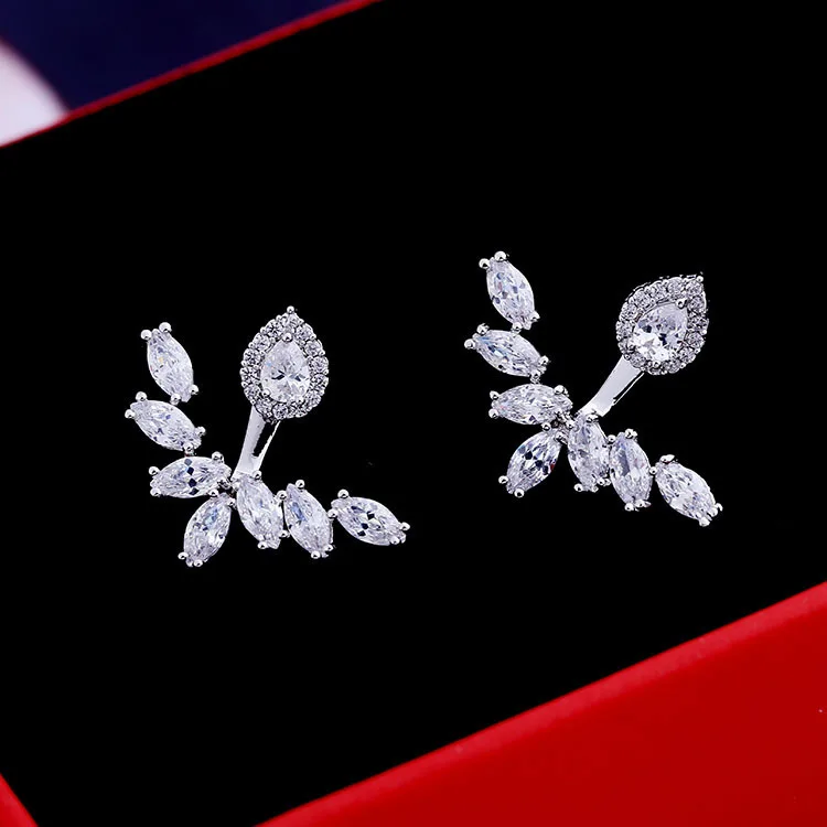Распродажа серебро 925 пробы европейские Кристаллы из австрийских модных капель
