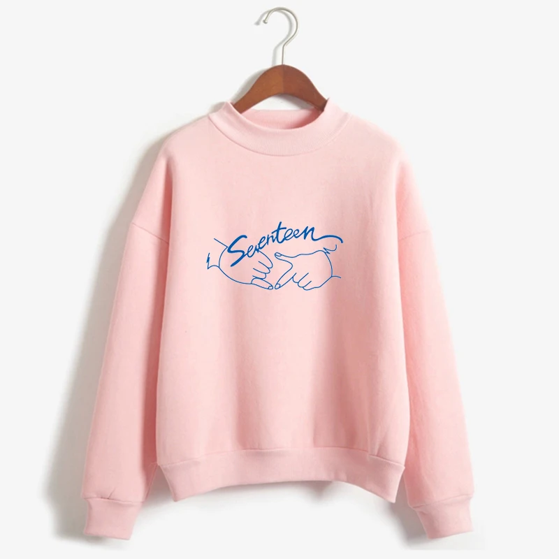 Новое поступление осенне зимний флисовый свитшот с принтом в стиле K POP|fashion