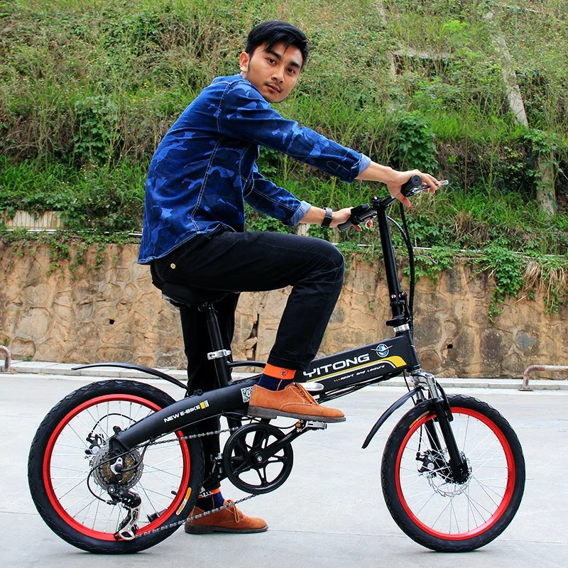 20 дюймовый Электрический sc с усилителем складной электрический велосипед для