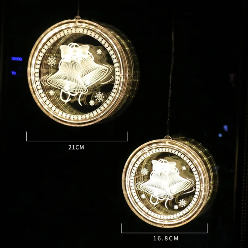 Светодиодный Рождественский светильник s круглая Подвесная лампа моделирующий