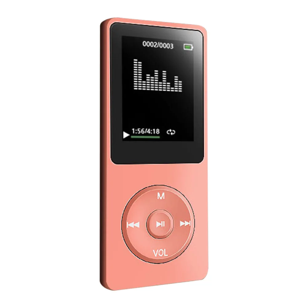 Портативный 1 8 дюймовый экран MP3 музыкальный плеер с дисплеем 4 Гб перезаряжаемая