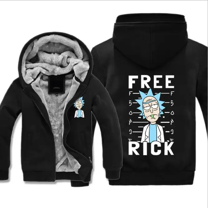 Толстовка с капюшоном и надписью rick and morty для мальчиков девочек мужская женская