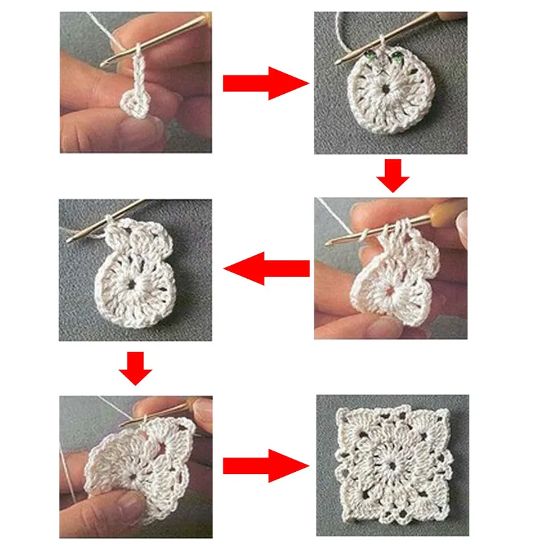 KOKNIT маленький кружевной вязальный крючок 12 шт./компл. спицы для вязания из