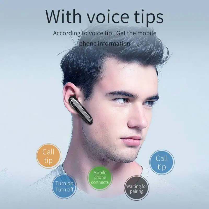 Водонепроницаемые спортивные беспроводные Bluetooth наушники D5 подвесная