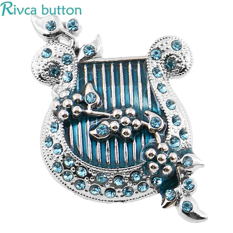 Новинка Rivca Ginger 18 мм кнопки смешанные цвета цветок модные ювелирные кожаные