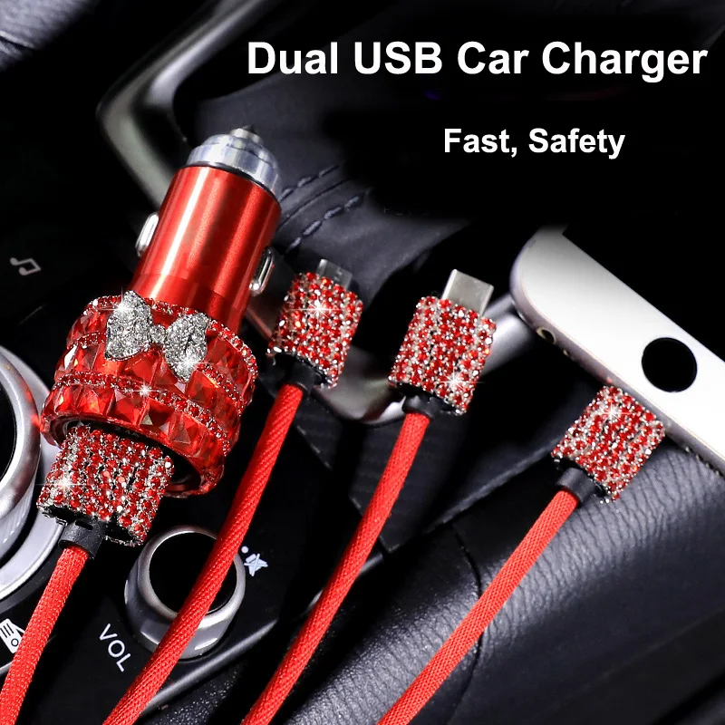 2.1A двойной зарядное устройство USB 2 Порты и разъёмы светодиодный сигареты
