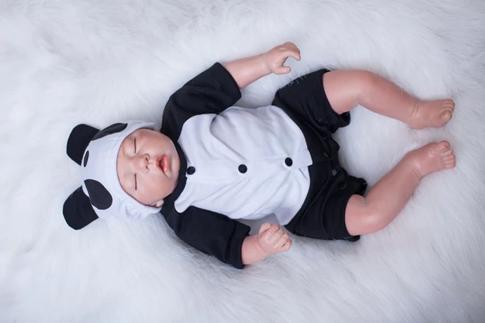 Кукла реборн NPK Мягкая силиконовая Реалистичная Модная для новорожденных