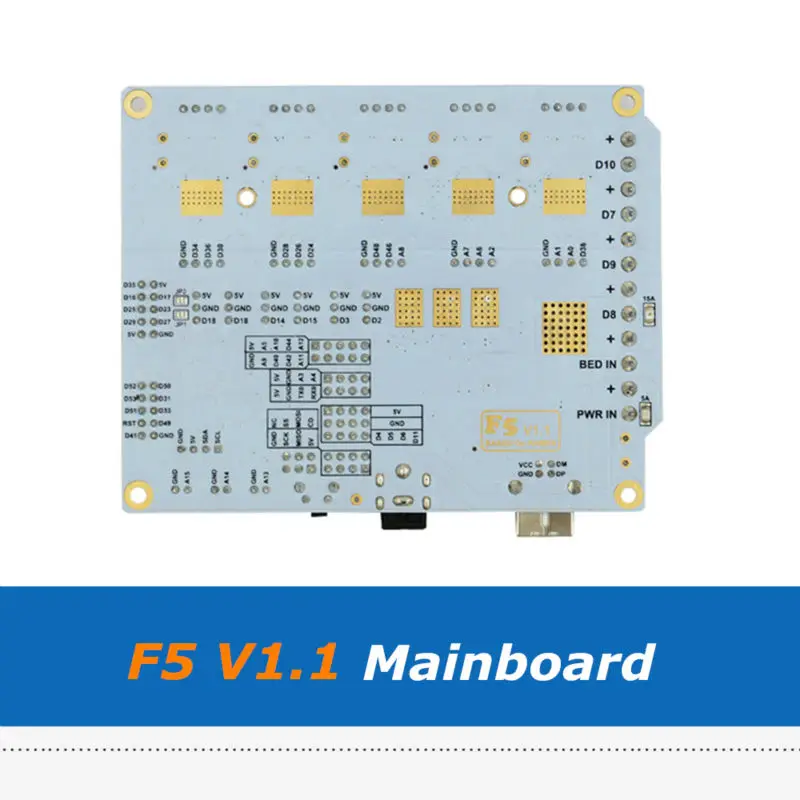 Плата 3D-принтера F5 V1.1 1 шт. на основе ATMEGA2560 Замена материнской платы MKS BASE 4 и Ramps |