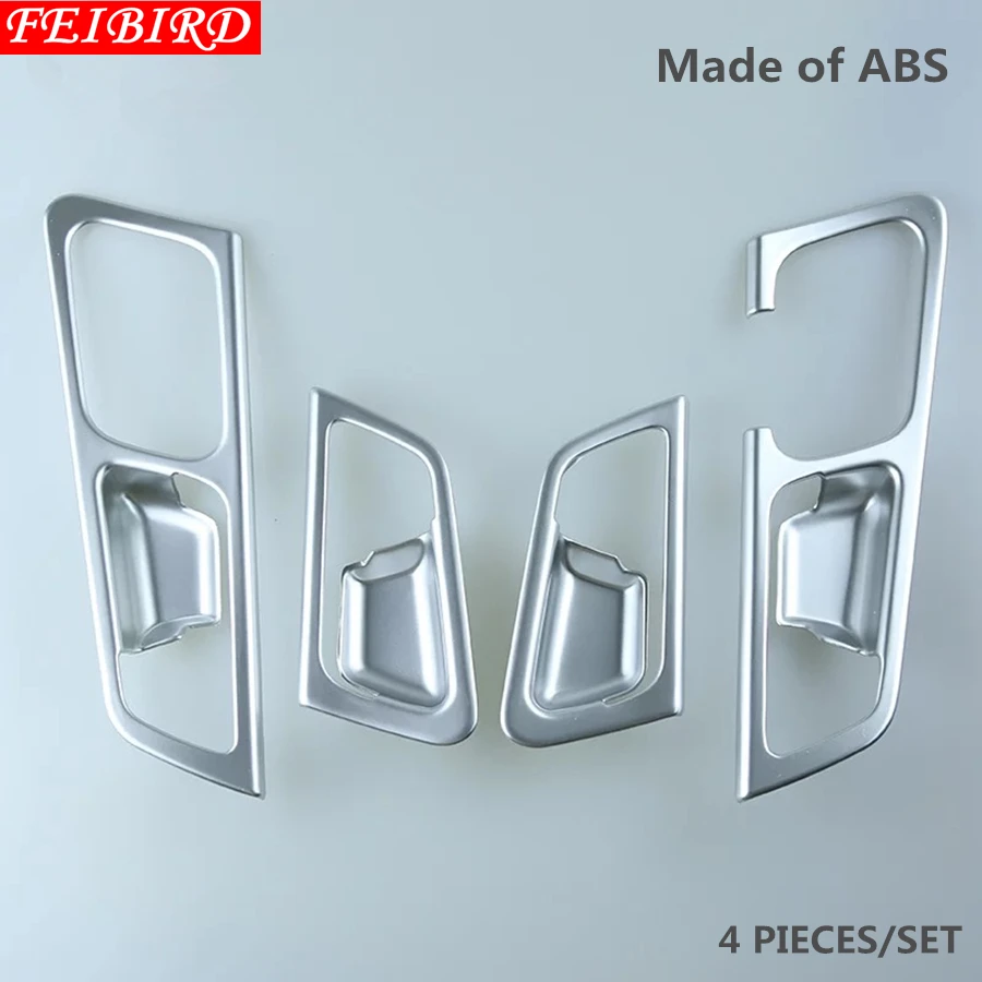 ABS хром внутренняя ручка Чаша Декоративные наклейки крышка отделка 4 шт./компл.