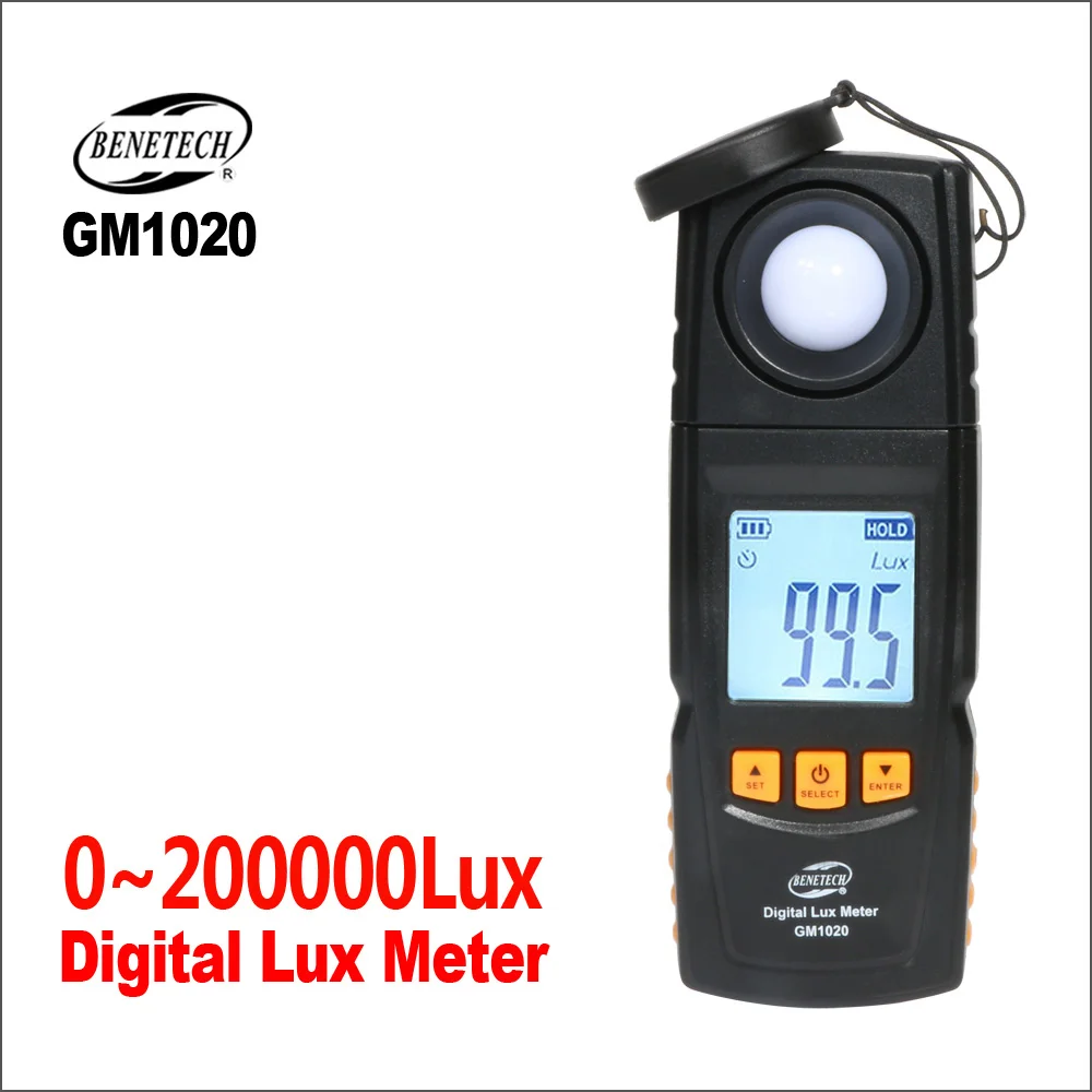 Цифровой светильник BENETECH спектрометр Luxmeter фотометр портативный люминометр 0 ~