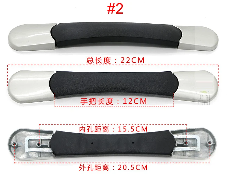 

Top quality Luggage Handle Grip Spare Fix Holders Box Pull Carry Strap Luggage Repair Accessories Replacement Suitcase 7021-2