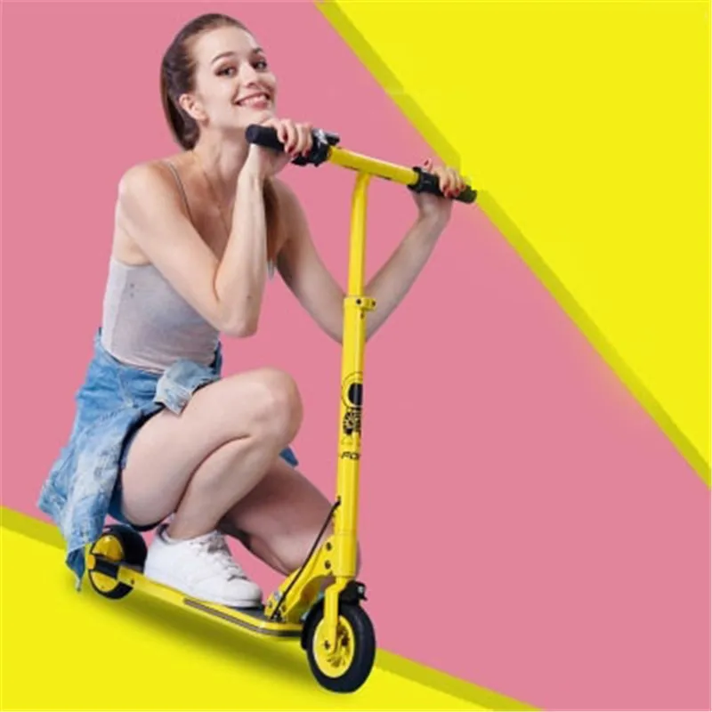 Daibot портативный электроскутер 2 колесных электрических скутеров оранжевый