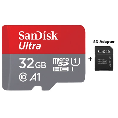 Карта памяти SanDisk MicroSD 32 Гб карта флэш-памяти 64 Гб TF карта 128 ГБ SDHC SDXC 16 Гб UHS-I A1 U1 C10 cartao de memoria с адаптером SD - Емкость: 32GB