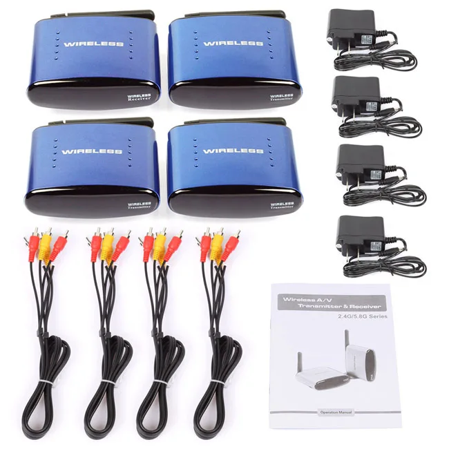 Sainsonic 1 до 3 pat-630 5.8 ГГц Беспроводной ТВ HD AV Отправитель передатчик ресиверы Аудио