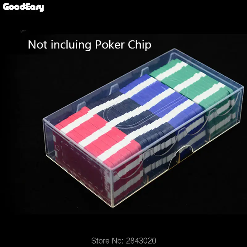 Пластиковый квадратный лоток для покерных чипов высокого качества 36 шт./коробка