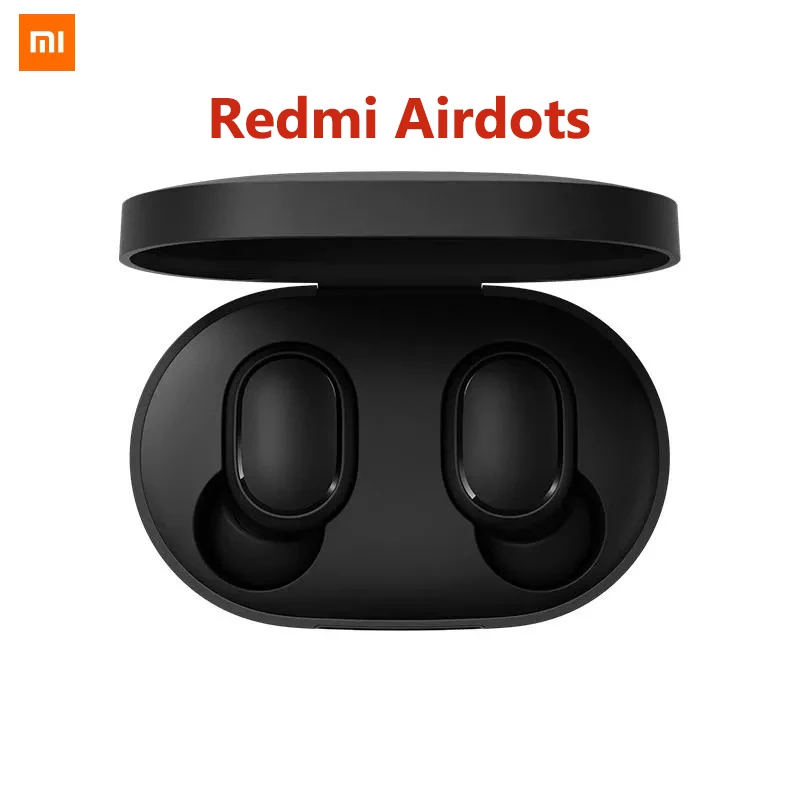 Оригинальный Xiaomi Redmi Airdots bluetooth-наушников TWS стерео бас Bluetooth 5 0 Eeadphones наушники AI