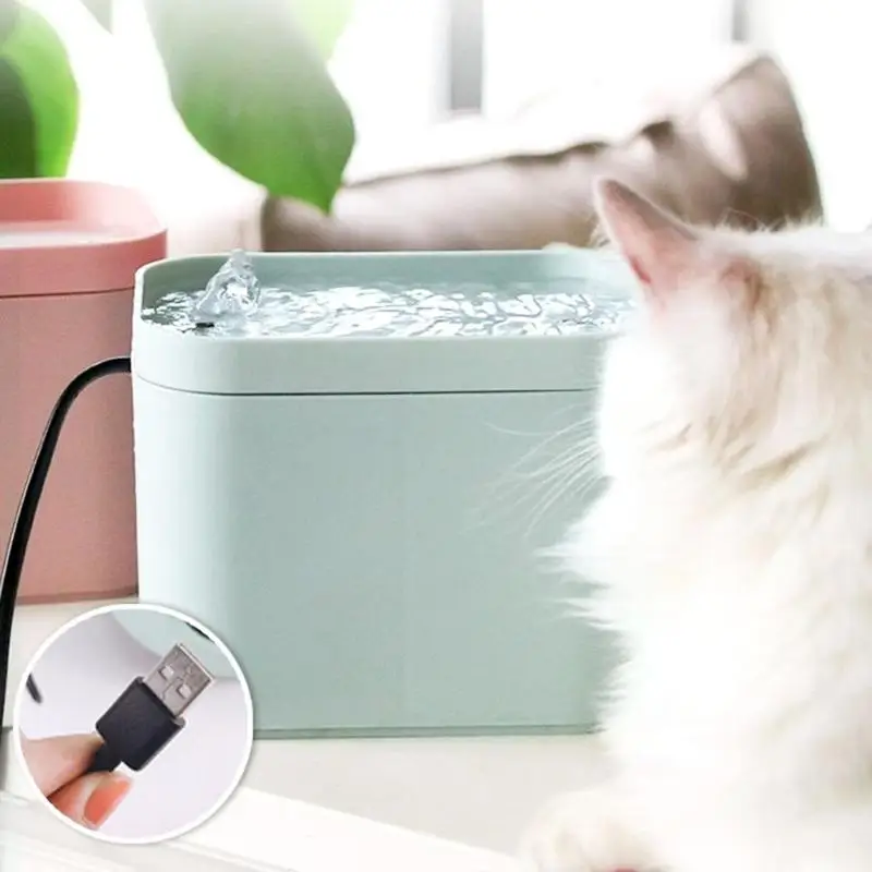 Автоматический водный фонтан для кошек и собак с usb питателем Электрический