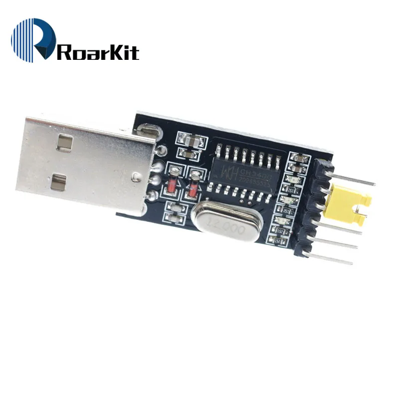 Фото Модуль CH340 с USB на TTL CH340G, небольшая пластина для щетки, плата микроконтроллера STC с USB на последовательный №3