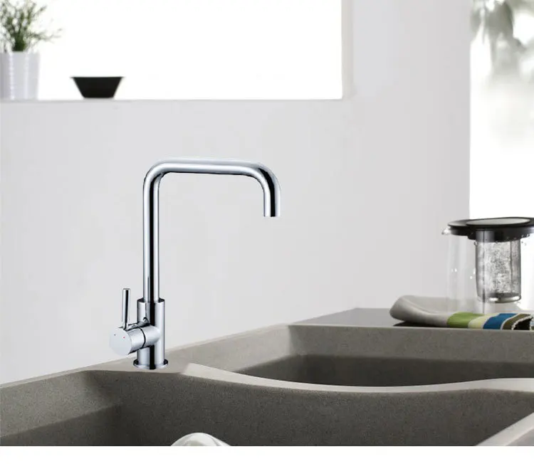 2016 новый дизайн простой кухонный смеситель для воды раковины также подходит