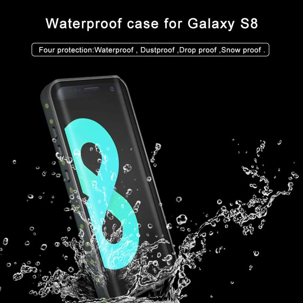 S8 S9 водонепроницаемый чехол для Samsung Galaxy Plus Note 8 9 Противоударная полная Защита