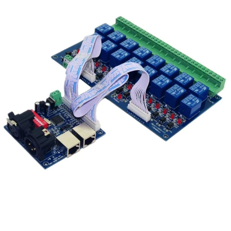 Светодиодный контроллер rgb DMX реле 16CH dmx512 16 каналов 12 В регулятор декодера диммер