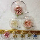 Украшения на рождественскую елку, прозрачные, 40-156 мм, шар на рождественскую елку, Рождество и новый год для дома, декоративные украшения для вечеринок