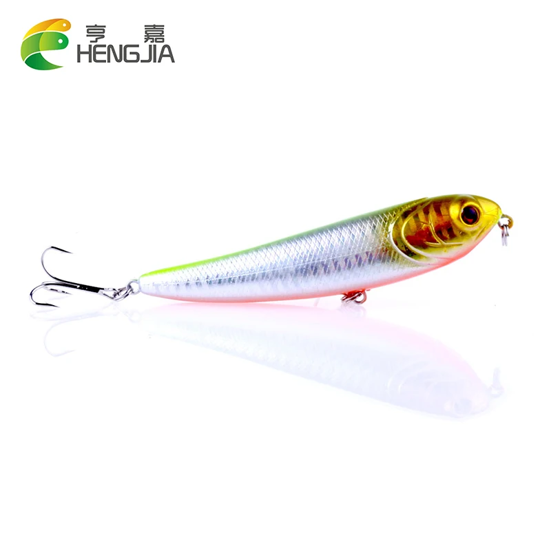 4pcs Fishing Pencil Lure Topwater Dogs Hard Lures Baits 10cm/16.3g Plastic Wobbler Artificial Bait Tackle | Спорт и развлечения