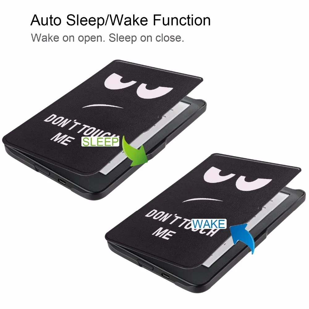 Auto Wake Sleep Case for Kobo Clara HD 6 Inch Magnetic Cute Cover Hd 6'' 2018 Ebook Reader Funda case+ Stylus Pen | Компьютеры и