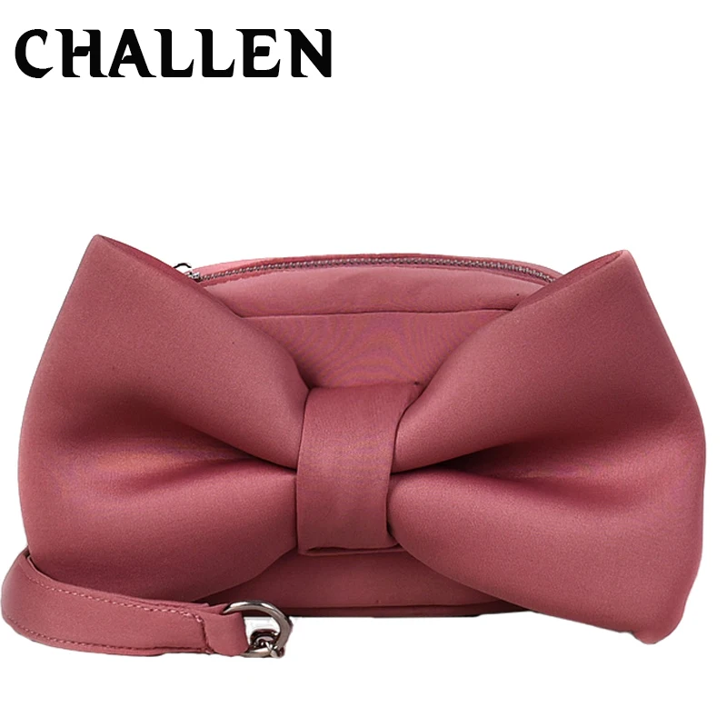 

Brand new Brands Concise Designer Women Shoulder Bag bow-knot Chain Flap ladies leather Crossbody Messenger Purse bags B41-25
